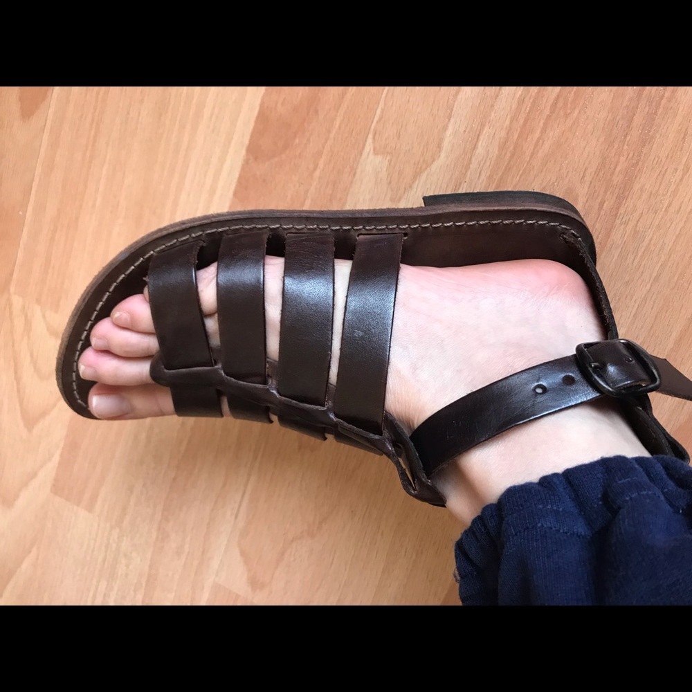 Gravitypope Leather Sandals